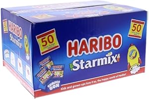 KHUDADAD Halloween Trick or Treat Sweets Haribo 50 Pack Mini Bags 800g - Spooky Pumpkins & Creepy Treats