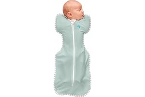 Love To Dream™ Swaddle UP™, Newborn 2.2–3.8 kg – Olive | Snug Fit, Supports Healthy Sleep Routine | 0.2 Tog Ideal for Spring 