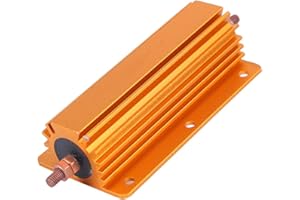 YWBL-WH Rezystor Mocy, RX24 200W 4Ohm 4R Rezystory Drutowe w Obudowie Aluminiowej Przemysłowy Rezystor Montowany w Obudowie Elektrycznej, Pojedyncze Rezystory