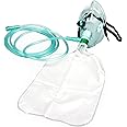 Control D High Concentration Oxygen Mask with Reservoir Bag High Concentration Oxygen Mask with Reservoir Bag Reusable (Transparent, Pack of 1)