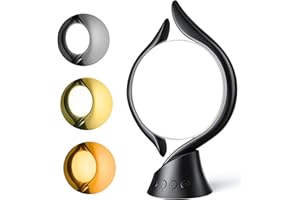 Joltix Sad Lamp, Light Therapy Lamp,10000 lux Sad Light with 3 Light Colors, 4 Timers, 5 Adjustable Light Intensity and Memory Function, UV-Free Sunlight Lamp for Home, Office.