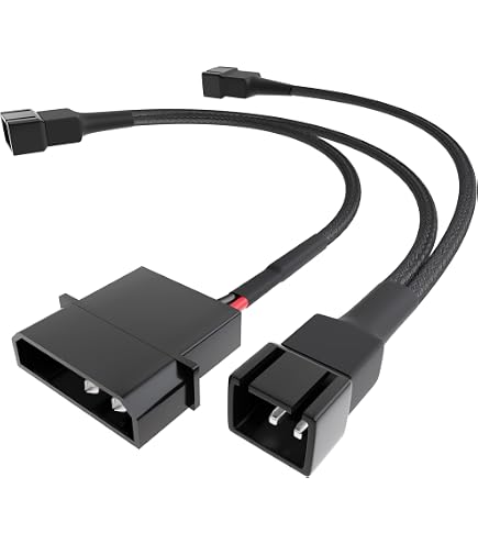 Adattatore Akasa AK-CBPW20-15 Da Molex A PCIe 6+2 Pin - Cavo 15cm Per Alimentare Scheda Video - 3