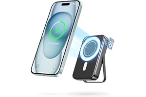 Gxorul Power Bank, magnetischer Powerbank mit 20000mAh, PD 22,5W Schnellladung, mit USB-C EIN- und Ausgang und LED-Display, geeignet für iPhone 15/14/13/12 Serie