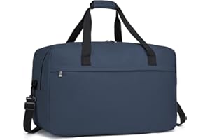 Kono Holdall Bagaż kabinowy pod siedzeniem Ryanair Flight torba podręczna unisex sportowa torba podróżna, granatowy, L (55x 35x 25cm)-48L, Nowoczesny