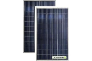ENERGIASOLARE100 RISPARMIARE SENZA INQUINARE Set 2 Pannelli Solari Fotovoltaici 280W 30V tot. 560W Casa Baita Stand-Alone