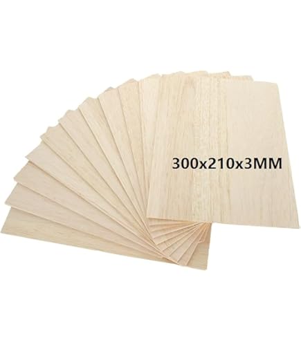 300 Bastoncini Legno Balsa 305x3x3 Mm - Per Intaglio E Modellismo | Fai Da Te E Artigianato - Foto 8