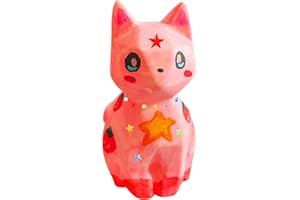 Zestawy do majsterkowania dla dzieci ONLYFUN - Zestaw do malowania kotów z lampką nocną, prezenty dla dziewczynek, idealne zabawki i małe prezenty dla dzieci w wieku 3 4 5 6 7 8 9 10 11 12 lat