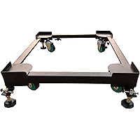 Irkaja Adjustable Wheeled Metal Stand/Trolley Suitable for Front & Top Loading Washing Machines, Dishwashers, and…