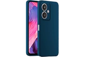 HULLIN Funda de Silicona Colorida para Teléfono, Adecuada para Redmi 13C 5G / Redmi 13R 5G (6.74") - Azul Zafiro