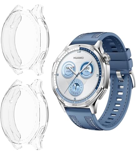 Coque Complète Avec Protection écran Pour Huawei Watch GT2 42mm/46mm, GT2e, GT2 Pro - Transparente