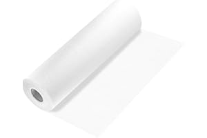 100%Mosel Runner da Tavolo in Tessuto Non Tessuto, in Bianco (30 cm x 25 m), Runner Decorativo da Tavola, elegante Decorazione da Tavola per Compleanni & Matrimoni