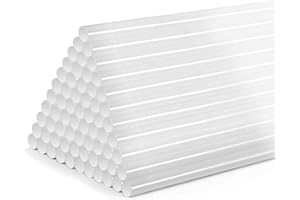 KEJECTOR Pegamento caliente transparente en barra 7 x 130 mm 800pcs, pegamento en barra para bricolaje y reparación, pegamento de potencia extra para pistolas de pegamento caliente