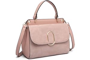 Miss Lulu Handtasche Klein Henkeltasche Damen Elegante Schultertasche Umhängetasche Kunstlerder Shopper
