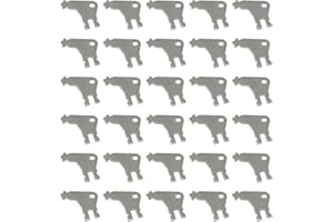 LVYXON Lot de 15/30 clés universelles pour distributeur de papier essuie-tout, pour de nombreux outils en papier, outils de rouleau, outils pliés en C et distributeurs de papier de bain.