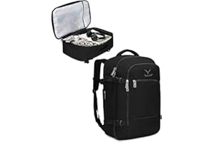 Hynes Eagle Plecak kabinowy Pojemność brutto 40 l na laptopa 15,6 cala 51 x 34 x 25 cm, Czarny 2023, Sac à dos 2023