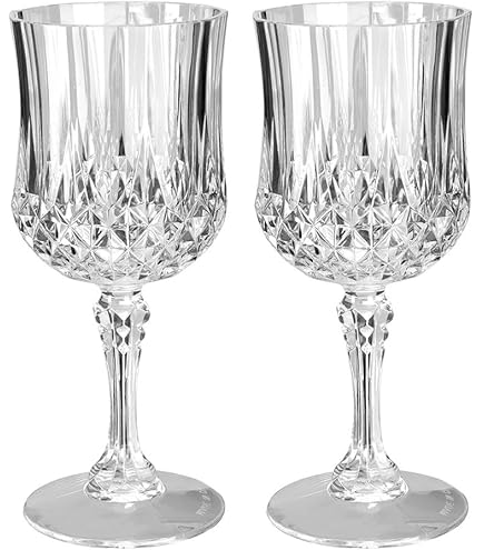 Set van Blauwe Drinkglazen met Diamant Reliëf – Stijlvolle Water- of