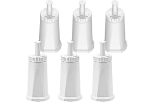 PYRRHONIAN 6 PCS Filtros De Agua Para Sage, Filtro De Agua Para Cafetera Con CertificacióN TÜV SÜD, Filtro Descalcificador Para Sage Barista Express, para Sage SES BES008 SES810 SES880 SES920 SES980 SES990