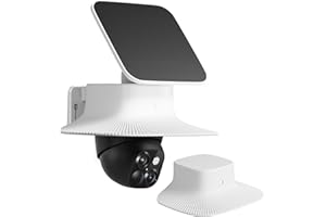 HONECUMI Housse de protection contre la pluie pour Eufy SoloCam S340 - Caméra d'extérieur - Protection solaire et protection contre les intempéries - Protection contre les UV et la poussière - Accessoire de