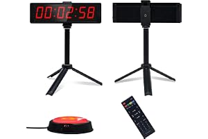 Gym timer med knapp digital timer med fjärrkontroll timer för träning, sport, hem