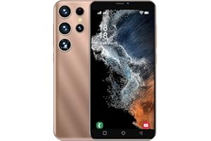 Smartphone Ohne Vertrag Handy, 5,0 Zoll Günstig Handys, 16GB ROM(Skalierbar auf 128GB), Dual SIM Dual Standby (SnHey-S22Ultra-Champagne Gold)
