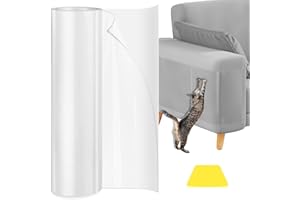 VCANIVR Cinta Anti Arañazos para Gatos 40cm*300cm Cinta Protectora de Muebles, Cinta de Entrenamiento Anti Arañazos para Gatos para Alfombras, Sofás, Puertas