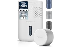 Osuszacz Pro Breeze Osmo – Cichy i Wielokrotnego Użytku Pochłaniacz Wilgoci do Domu Sypialni Szafy Samochodu – Usuwa Pleśń z Łazienki – Tabletka 700g – Bez Zasilania - biały