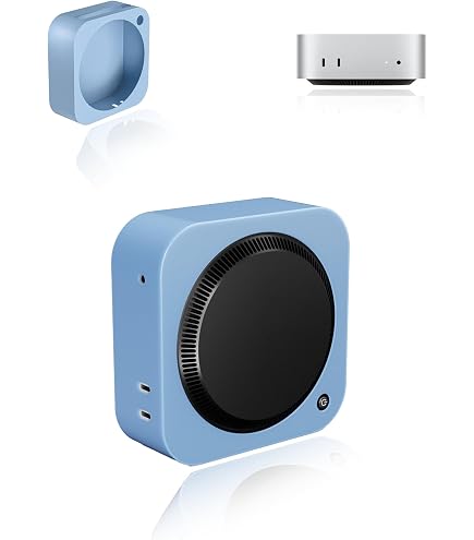 Musiin Premium Mac-hoes – Speciaal Voor 2024 Mac Mini M4 & M4 Pro – Ultradun, Licht, Krasbestendig En Stofdicht – Grijs – 13,4 X 13,4 X 6 Cm