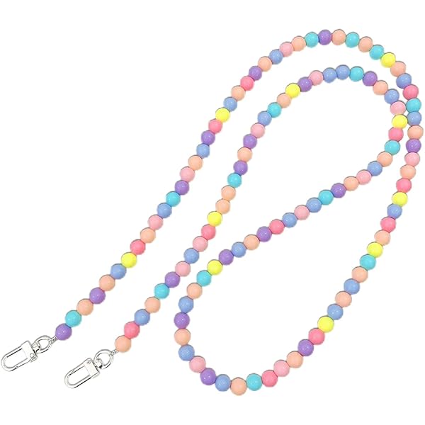 Bling Dynasty Fashion 100 cm exklusives glitzerndes Kristall Handtaschenband, Premium Glitzer Handtaschenriemen, wasserdichter Strass Handy Lanyard Halter für Frauen (AB, 1 Stück