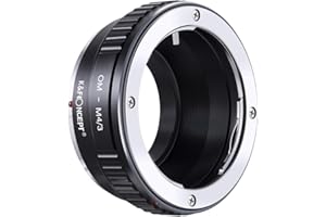 K&F CONCEPT OM-M4/3 Objektiv Adapterring für Olympus OM Objektiv auf Micro 4/3 M4/3 Four Thirds Systemkamera