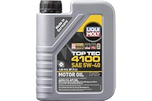 LIQUI MOLY Top Tec 4100 5W-40, 1 L, Technologie de synthèse Huile motrice, SKU: 9510, Sconosciuto