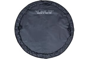 Two Bare Feet Wetsuit Changing Mat & Bag – Waterproof Drawstring Surf Changing Bag with Shoulder Strap & Carry Handles – Folds Flat for Easy Transport & Wet Gear Storage – Ideal for Surfing, Swimming