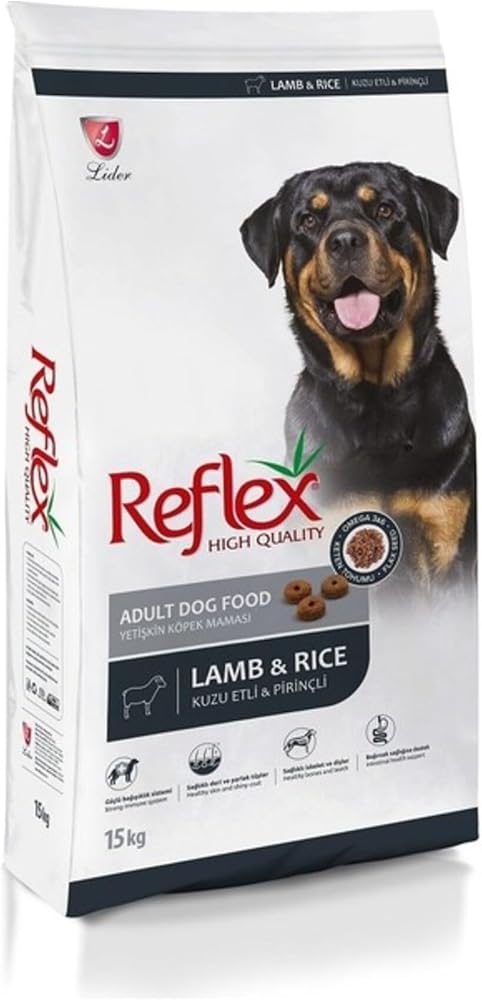 Reflex Kuzu Etli Yetişkin Köpek Maması, 15 Kg
