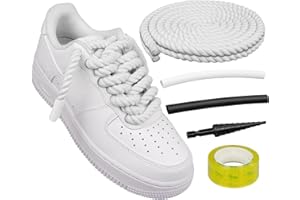 Endoto Lacets corde pour Air Force 1 chaussures Sneaker, Lacet Gros ronds épais, big rope chunky laces Shoelaces