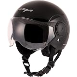 Vega Atom Dull Black Helmet-M : Amazon 