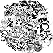 Price comparison product image greestick Stickerbomb Sticker Bomb Set Black/White Pack of 60 for Car Skateboard Helmet Longboard Laptop Snowboard Luggage Art Decal Decor