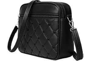 Chingcoo axelväska handväska dam liten, PU-läder crossbody-väska, axelväska för dagligt arbete, shopping, resor