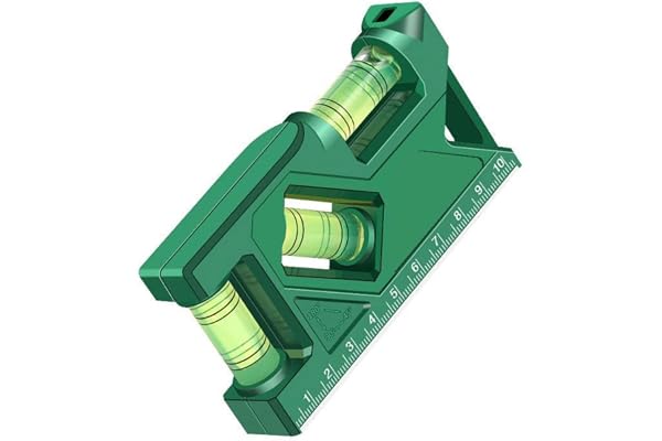 HiFam 3-in-1 Mini Level, Magnetic Spirit Level with 3 Measuring Angles, Torpedo Level, Accurate Spirit Level for Precise Measurements