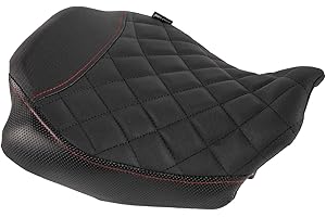 TAZGANTAX Motorrad Fahrer Vorn Sitzbank für CB650R CBR650R CB CBR 650R 2019 2020 2021 2022 Kissen Sitzpolsterbezug Passend Druckentlastungssattel Schaumstoffsitz (Vorne-Schwarz 2)