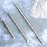 Badem10 Aluminum Metal Rolling Pin Set of 3 Pastry Dough Dough Rolling Cylinder Round Long Short Kitchen Tool