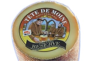 GEEGVV RESERVE Tete de Moine AOP Orig. Schweizer Mönchkopf Käse halber Laib ca. 400 g