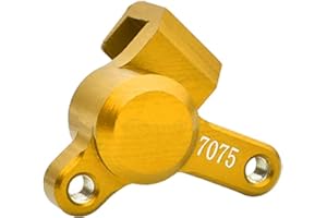 Levigo Pinza trasera de aluminio 7075 RC para motocicleta compatible con LOSI-1/4 PROMOTO-MX MOTORCYCLE RTR,/FXR-LOS06000 RC piezas de actualización, dorado