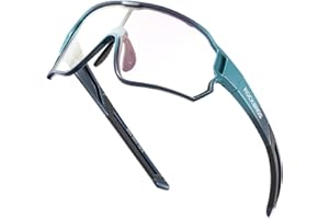 ROCKBROS Gafas Ciclismo para Niños, Gafas de Sol Fotocromáticas Montura TR90 Protección UV400 para MTB Running Deporte al Aire Libre