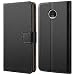 Produktbild HOOMIL Handyhülle für Motorola Moto Z Play Hülle, Premium Leder Flip Schutzhülle für Motorola Moto Z Play Tasche, Schwarz