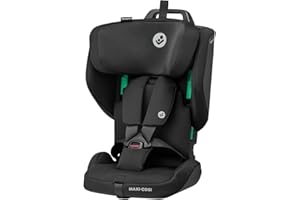 Maxi-Cosi Nomad Plus, Klappbarer Kindersitz, 15 Monate - 4 Jahre, 76 - 105 cm, Tragbarer Reiseautositz, Superkompakt & Leicht, Seitenaufprallschutz, Passt in Jedes Auto, Reisetasche, Authentic Black