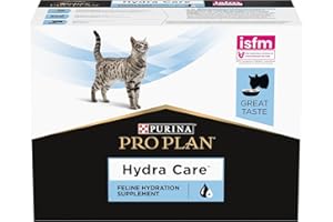 PURINA PRO PLAN Hydra Care | Chat Adulte | Hydration Supplement | Formulé pour Augmenter l'apport hydrique et la Dilution des urines | en Gelée | Portion Individuelle | 10x85g