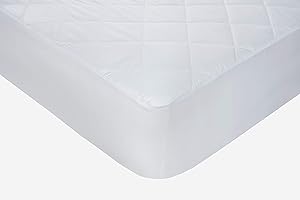 Emma Barclay Coprimaterasso Trapuntato in Microfibra, Letto King Size, Poliestere, Bianco, Misura