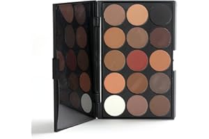 CHAWHO 15 Colori Palette Ombretti Professionali Palette Make Up - Trucchi Ombretti Palette Donna Tavolozza Makeup Trucco Occhi, Matte Shimmer Tavolozza di ombretti per l'uso profi e quotidiano