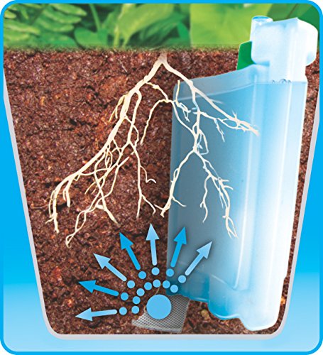 Convertir cualquier maceta de plantas para autorriego. Sistema de riego de vacaciones. ( 2 x Plantpal para maceta de 18 cm)