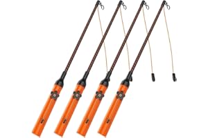 Hianjoo 4 * Laternenstab Elektrisch 40cm mit LED, Kinder Latern Sticks Multi-Color für Kinderpartys, Kindergarten, Kostümpartys, Martinstag/St. Martin's Day, Halloween, Weihnachten und Mehr