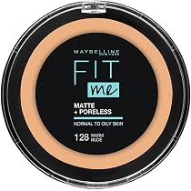 Maybelline New York Fit Me Matte and Poreless Powder, 128 Warm ...